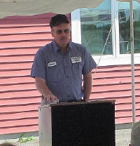 Mars Hill Utility Superintendent Frank Kearny 