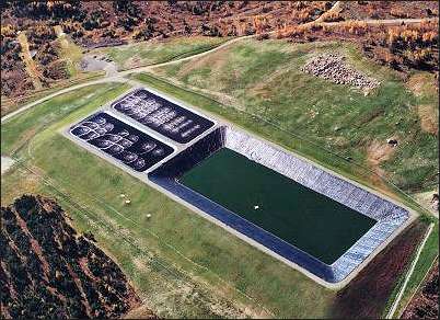 Chick Hill Pollution Control Facility, serving the Town of Rangeley, Maine. Photo courtesy of Wright Pierce Engineers.